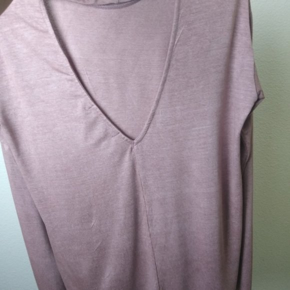 PROJECT SOCIAL Long Sleeve Medium Cut-Out Back Choker Style Pullover Sweater - Picture 9 of 9